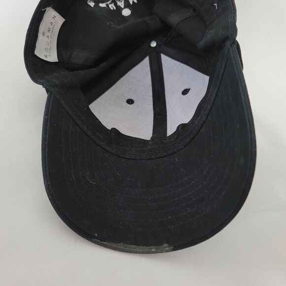 Aquaman DC Movie Premier Promo Hat Cap Strapback Black Jason Momoa - Picture 9 of 11
